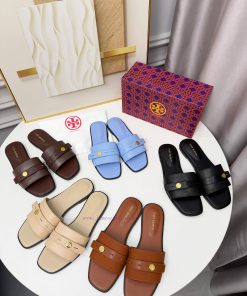 Tory Burch's New Shoe Upper Is Made Of Cowhide With Sheepskin LiningSize35-43 Leather Bottom 28 3tp3q1fp