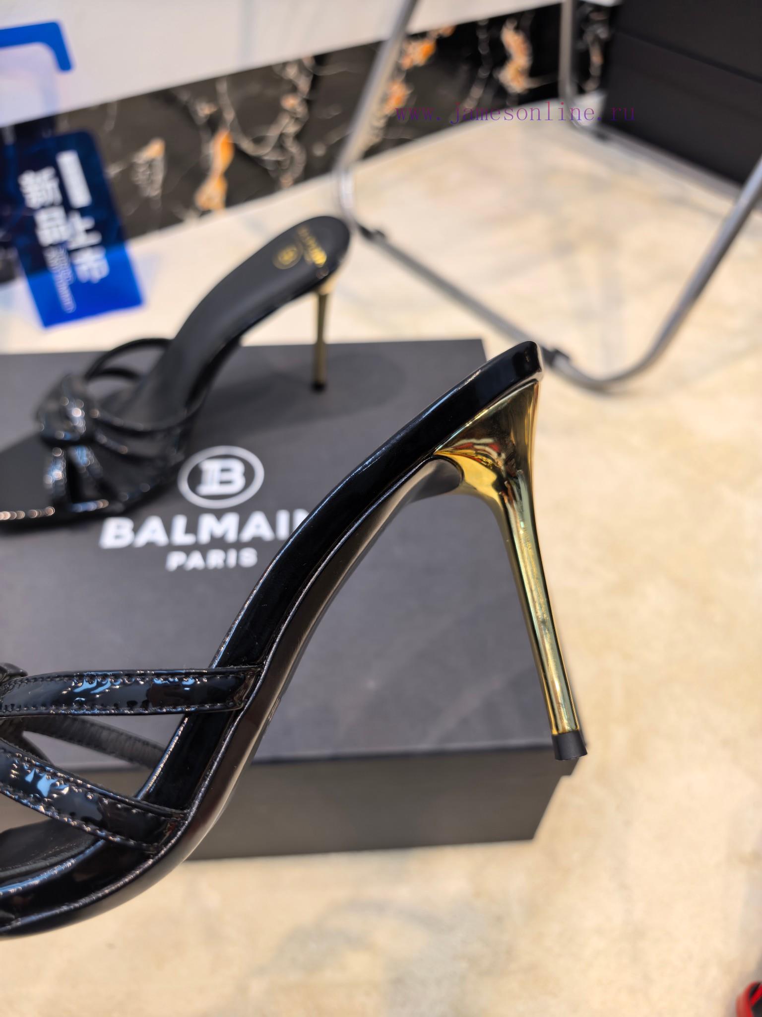 Balmain Autumn/Winter 2026 Fashion Show Lips Fashionable High Heels Slippers———————————𝘽𝙖𝙡𝙢𝙖𝙞𝙣 pd08xb3r - Image 6