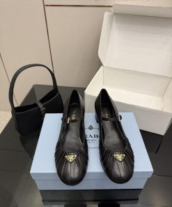 Prada 26 Is Popular 🟠🟤 Mary Jane Shoes Various Bloggers Have Showcased Customized Imported Shee fam97kui