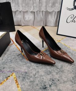 New Release - Top LevelNew Logo Buckle Decoration High Heels Single ShoesPerfect Attention To D z16w8tpv
