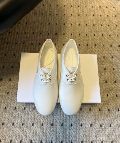Celine 26ss New French Minimalist Flat Bottom Lace Up Loafers Casual ShoesExtremely Simple And adyvk1hi