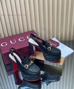 2026 Early Spring Series Gucci/Gucci New Product Color Contrasting Red Bottom Waterproof Platfo 4i7lb070