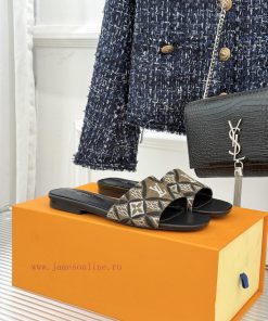 L * V Donkey Classic Explosive Printed Flat SlippersWith The Iconic Louis Vuitton MONOGRAM Flow eellgeu8