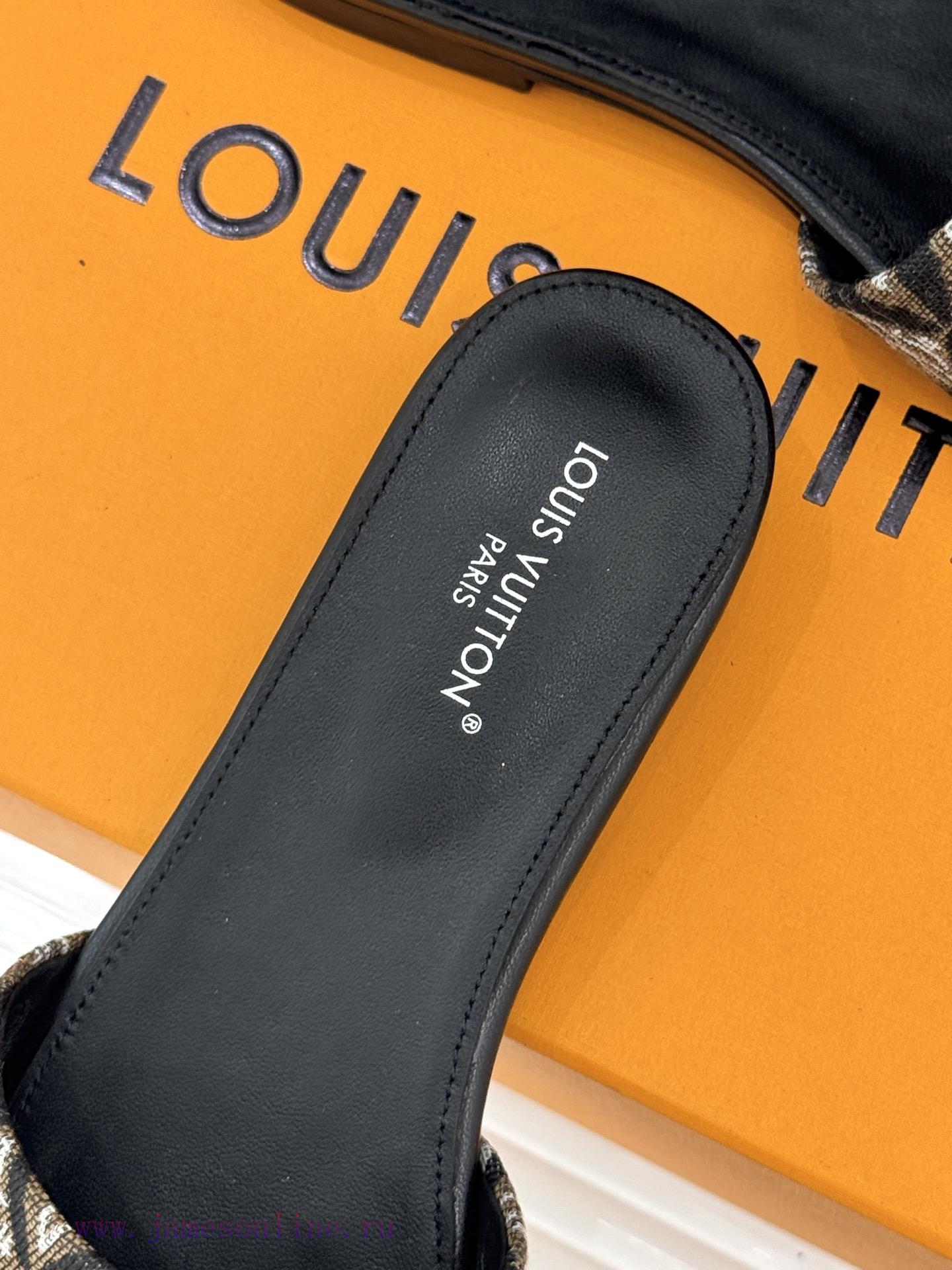 L * V Donkey Classic Explosive Printed Flat SlippersWith The Iconic Louis Vuitton MONOGRAM Flow eellgeu8 - Image 9