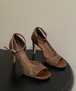 -26ss Spring/Summer New Collection LOUIS VUITTON Louis Vuitton LV GALA High Heels Mesh Diamond sjm2jo0b