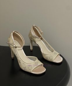 -26ss Spring/Summer New Collection LOUIS VUITTON Louis Vuitton LV GALA High Heels Mesh Diamond gl1glo22