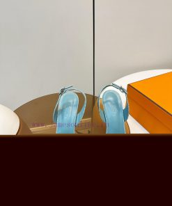 Hermes | Hermes Santorini Lizard Pattern High Heel SandalsThis Herm è S Santorini High-heeled S plj6pbr2