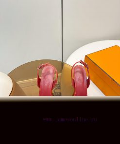 Hermes | Hermes Santorini Lizard Pattern High Heel SandalsThis Herm è S Santorini High-heeled S yn71p02b