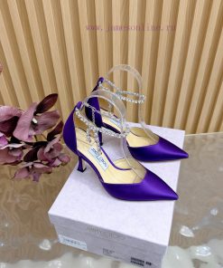 2026 New Jimmy Choo Classic Silk Chain Thick Single ShoesJC Home's Timeless Classic Minimalist b08mw62q