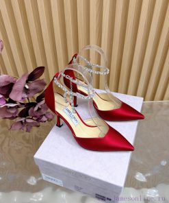 2026 New Jimmy Choo Classic Silk Chain Thick Single ShoesJC Home's Timeless Classic Minimalist shvvryzq