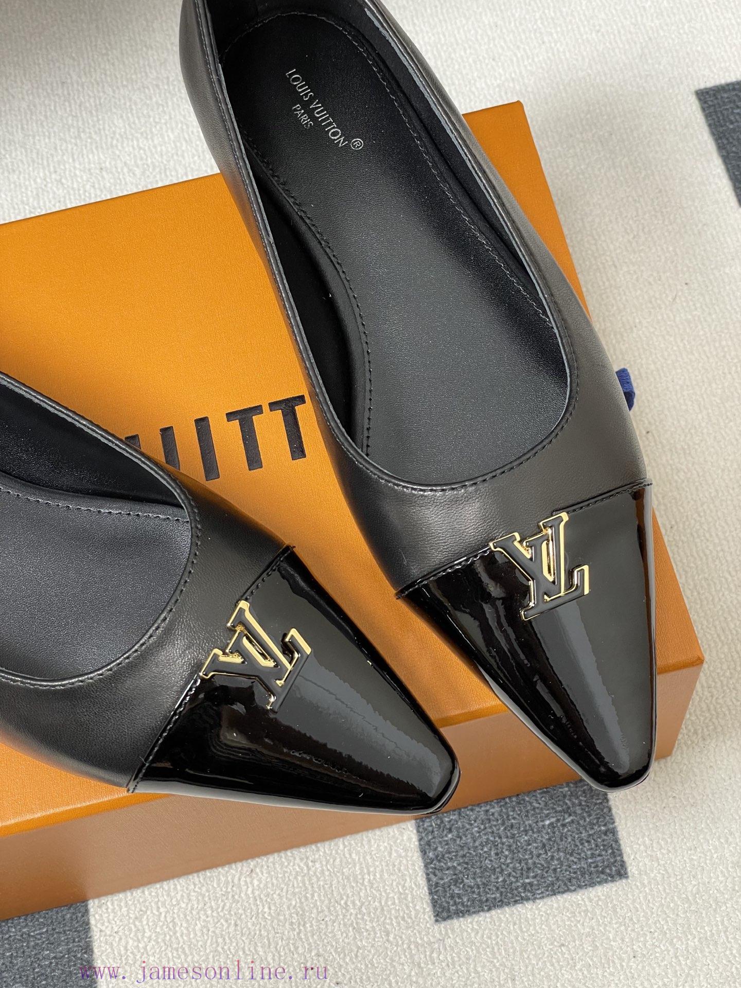 26ss Spring/Summer New LOUIS VUITTON Louis Vuitton LV Color Blocked High Heels Collection Class dllzibdh - Image 10