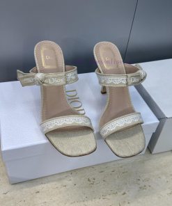 J'ADIOR Dior 2026 Early Spring New High End Collection Dentelle Jelly High Heels Bow Women's Sh xqn61q1h