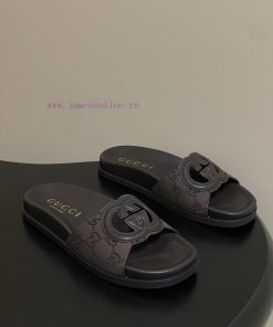 26Ss Summer New Gucci Double G Hollow Thick Bottom Beach Sandals Classic GG Gucci Denim Casual tt1n9z3t