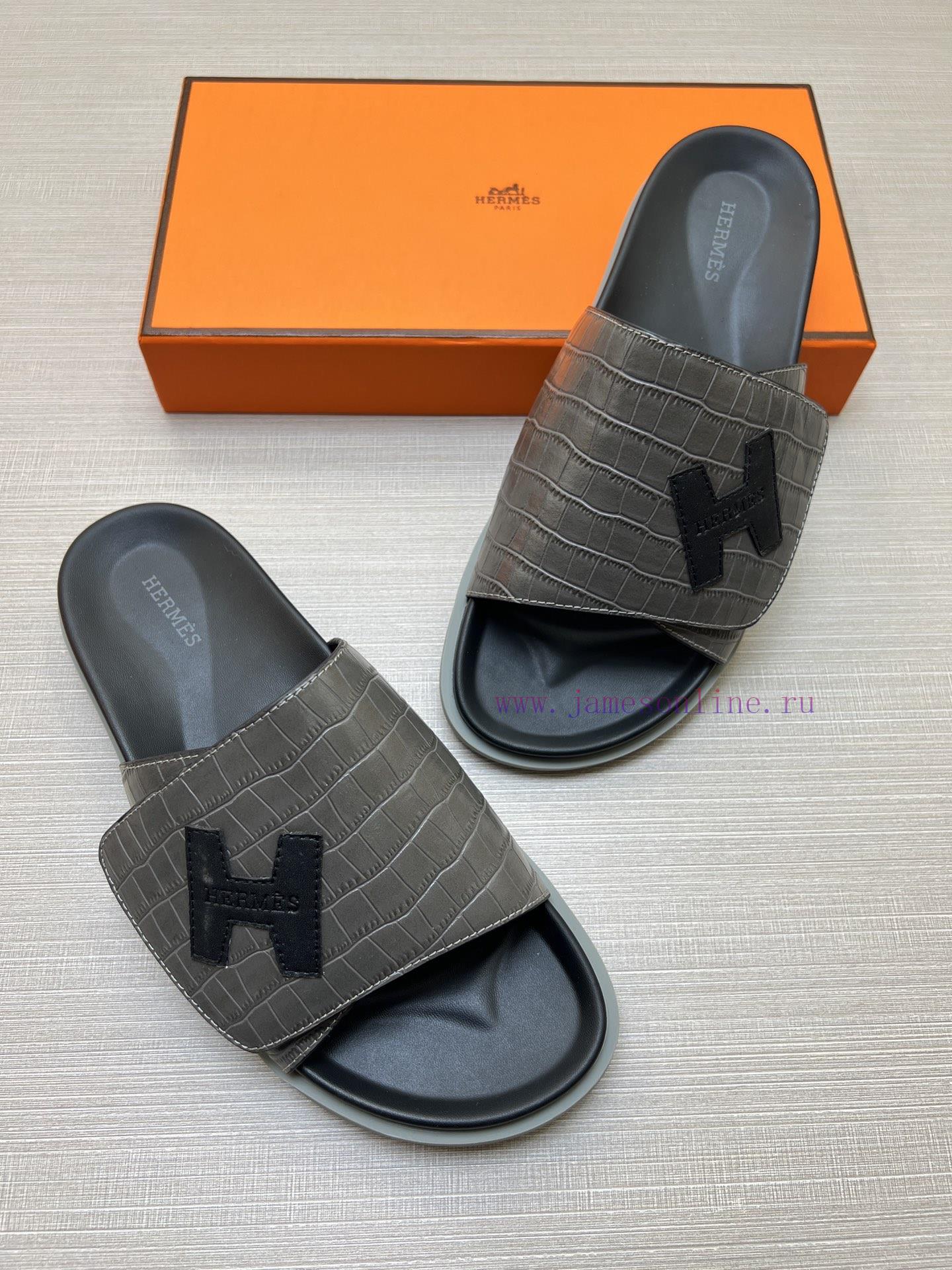 Hermes Official Website Latest Synchronized New Oran Leather Surface H Slippers Paris Original 6itnh8wd - Image 3