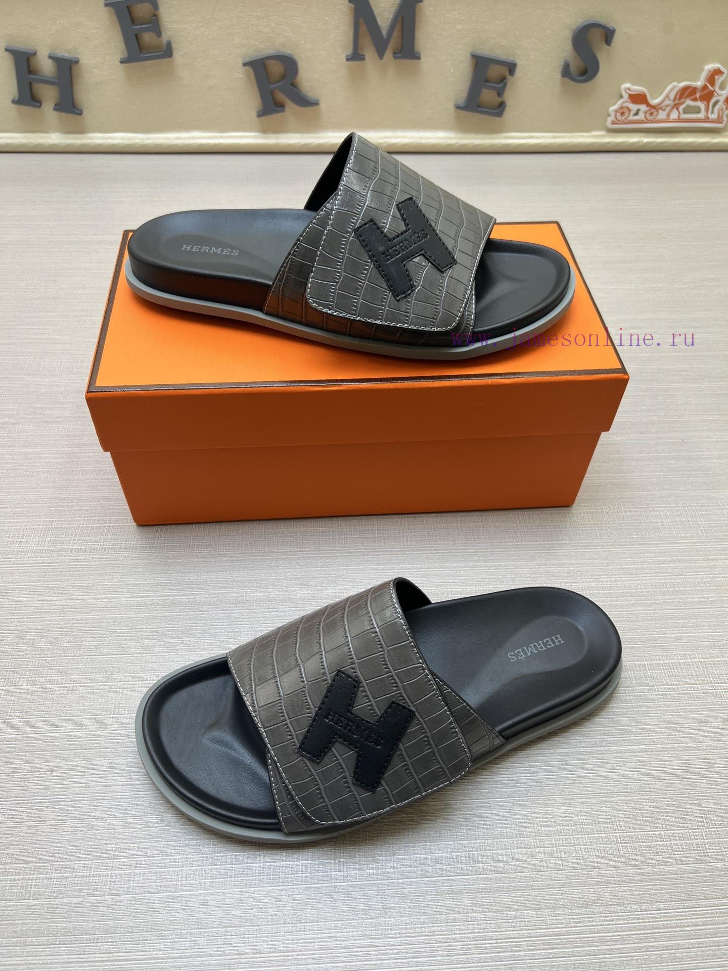 Hermes Official Website Latest Synchronized New Oran Leather Surface H Slippers Paris Original 6itnh8wd - Image 6