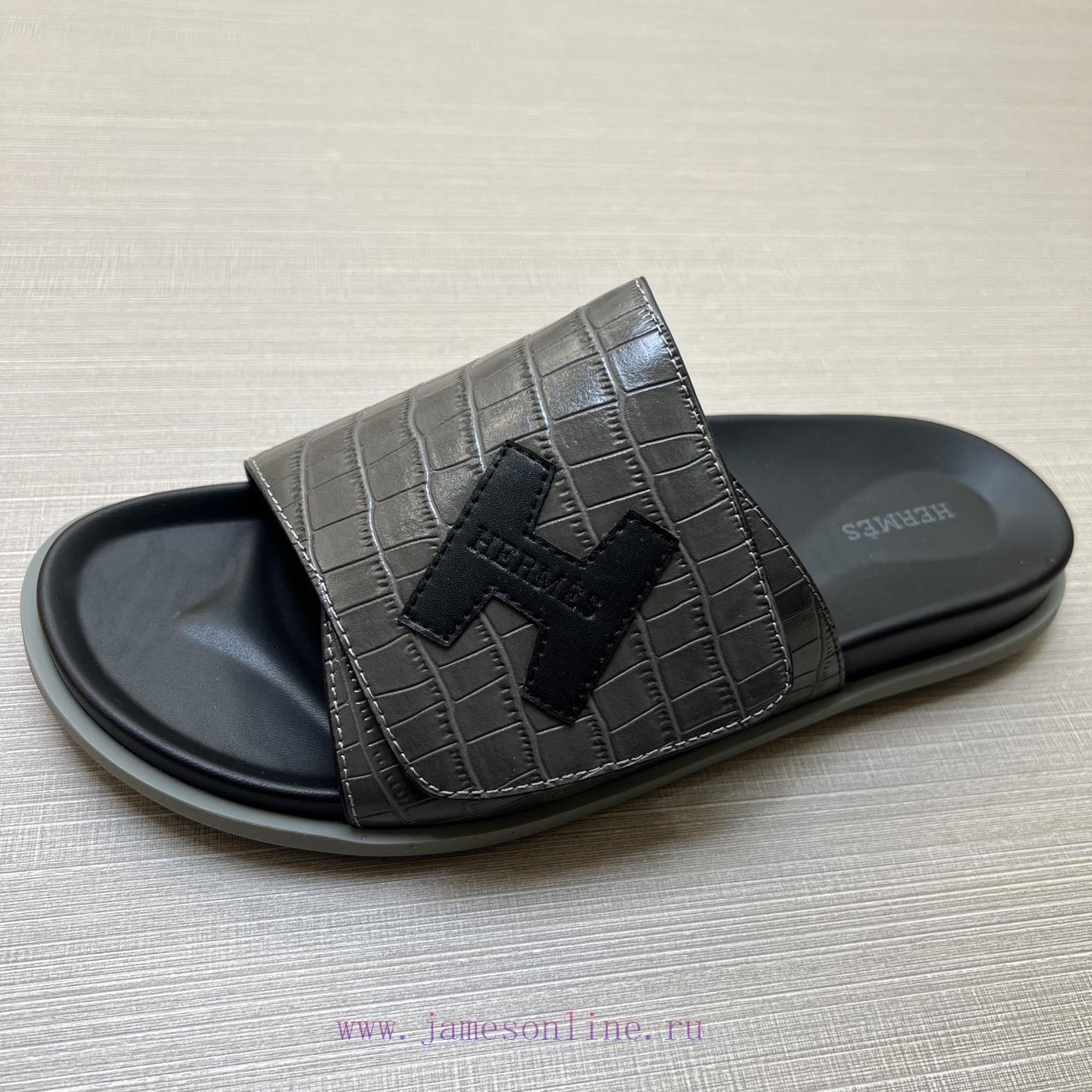 Hermes Official Website Latest Synchronized New Oran Leather Surface H Slippers Paris Original 6itnh8wd - Image 9