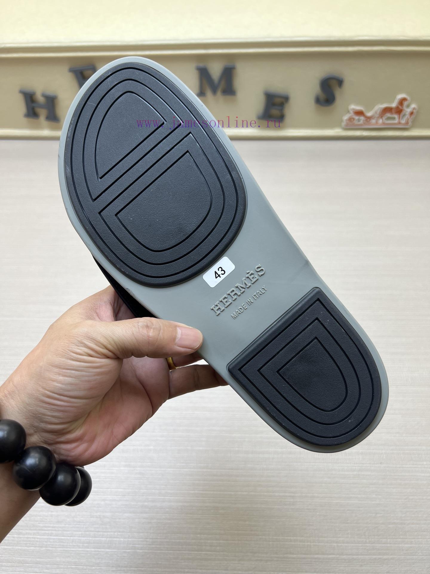 Hermes Official Website Latest Synchronized New Oran Leather Surface H Slippers Paris Original 6itnh8wd - Image 10