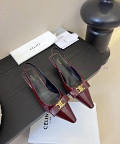 Celine Ss26 New Arrival～Non Market CurrencyC+26 Spring/Summer Show SlingbackTriumphal Arch Fast xqpvqj10