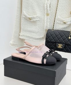 Chanel | Chanel 26C New Product Mesh Double CBow SandalsWhen Chanel Classic Symbols Encounter 2 wrbnimhm