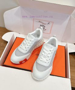 Men's 20 Couple's Hermes 26ss Early Spring White Shoes With Last Design And British Retro Style m9a2gmae